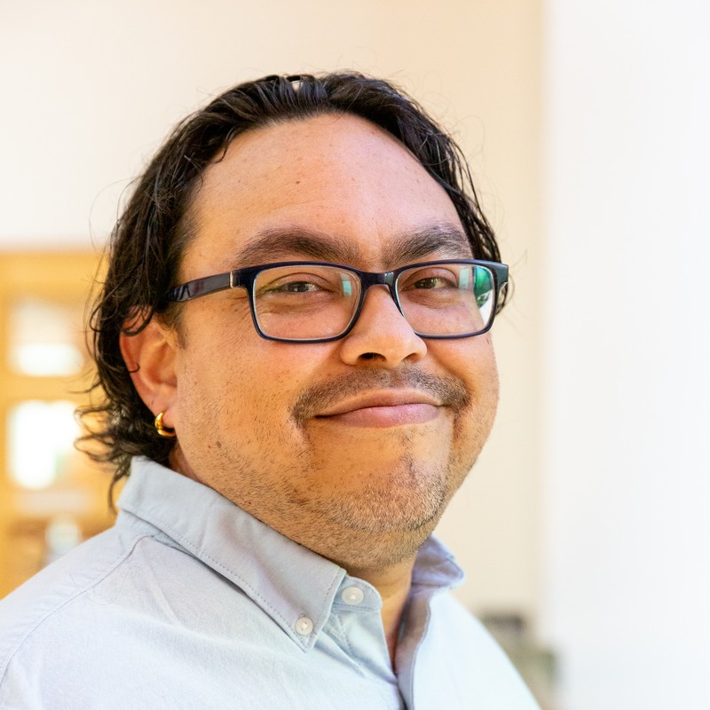Jose Ruiz Vazquez poses and smiles for the camera.